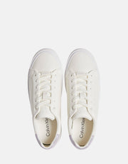 Calvin Klein Lace Up White Sneakers