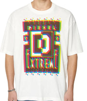 DIESEL T-SHIRT WITH DIESEL EXTREME PRINT