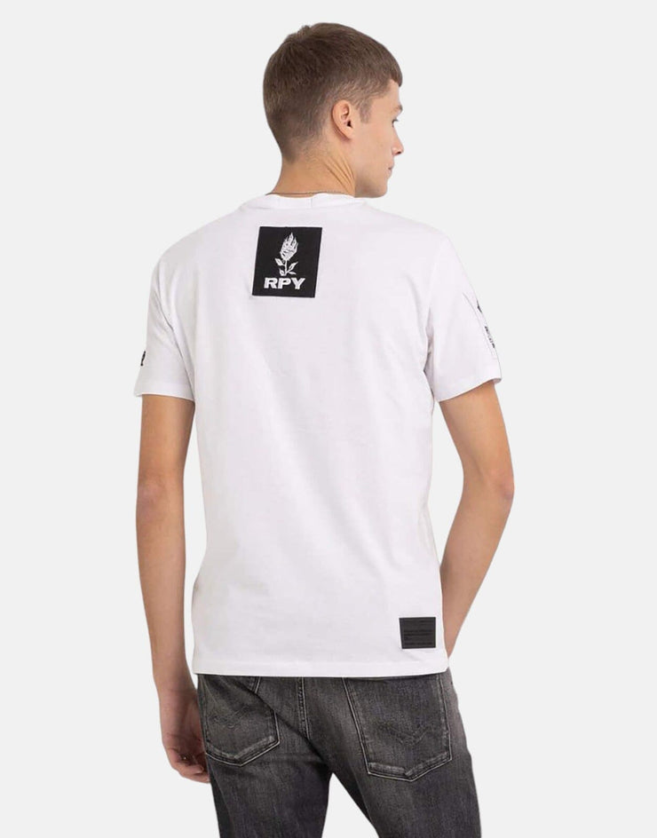 Replay Badge T-Shirt White