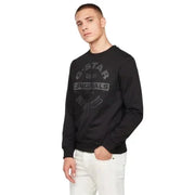 G-STAR ORIGINALS LOGO GR SWEAT DK BLACK