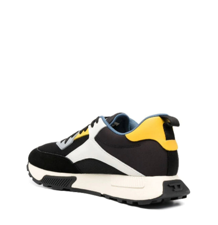 Diesel S-Tyche Black/white yellow low-cut