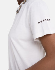 Replay Rhinestone Applique T-Shirt