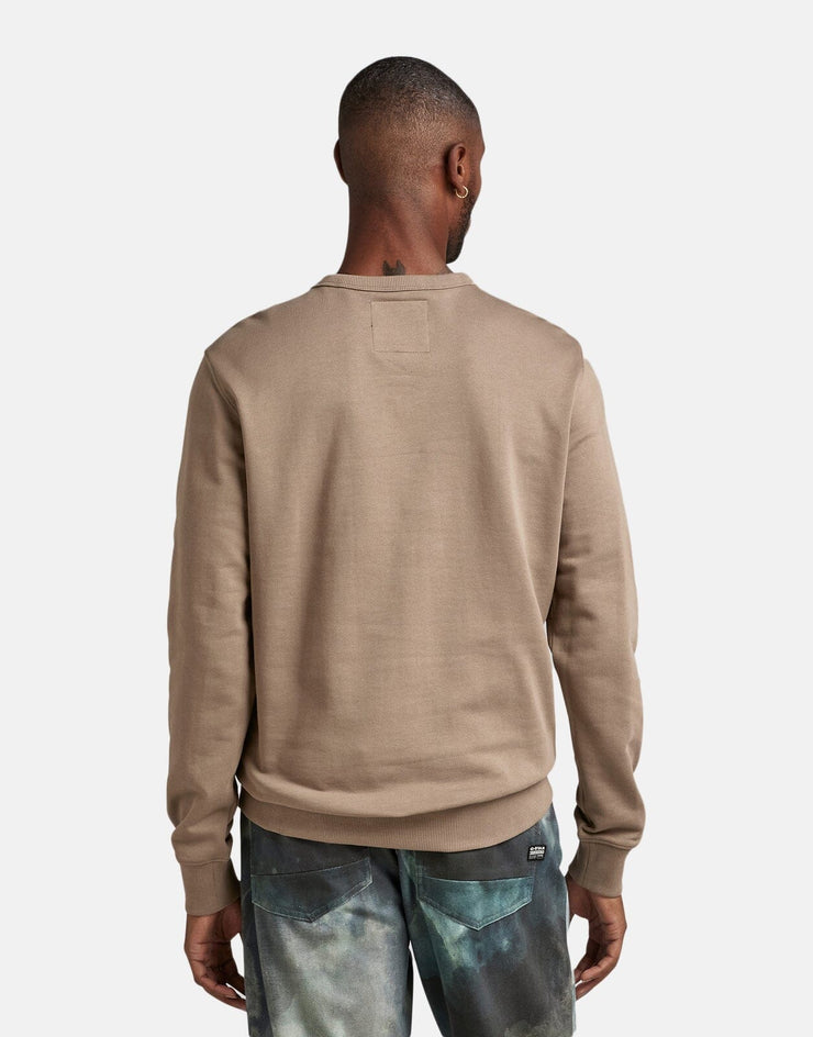 G-Star RAW Stencil RAW Deep Walnut Sweatshirt