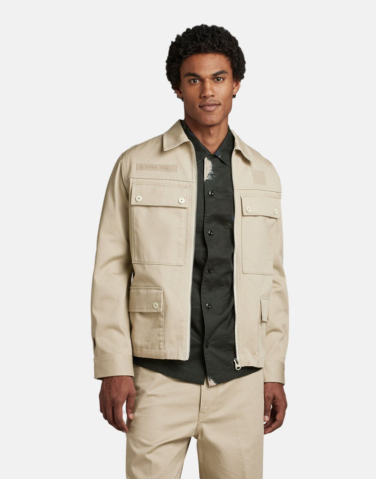 G-Star RAW 4 Pocket Zip Jacket Dk Brick