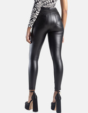 Sissy Boy Super High Rise Leather Jeans