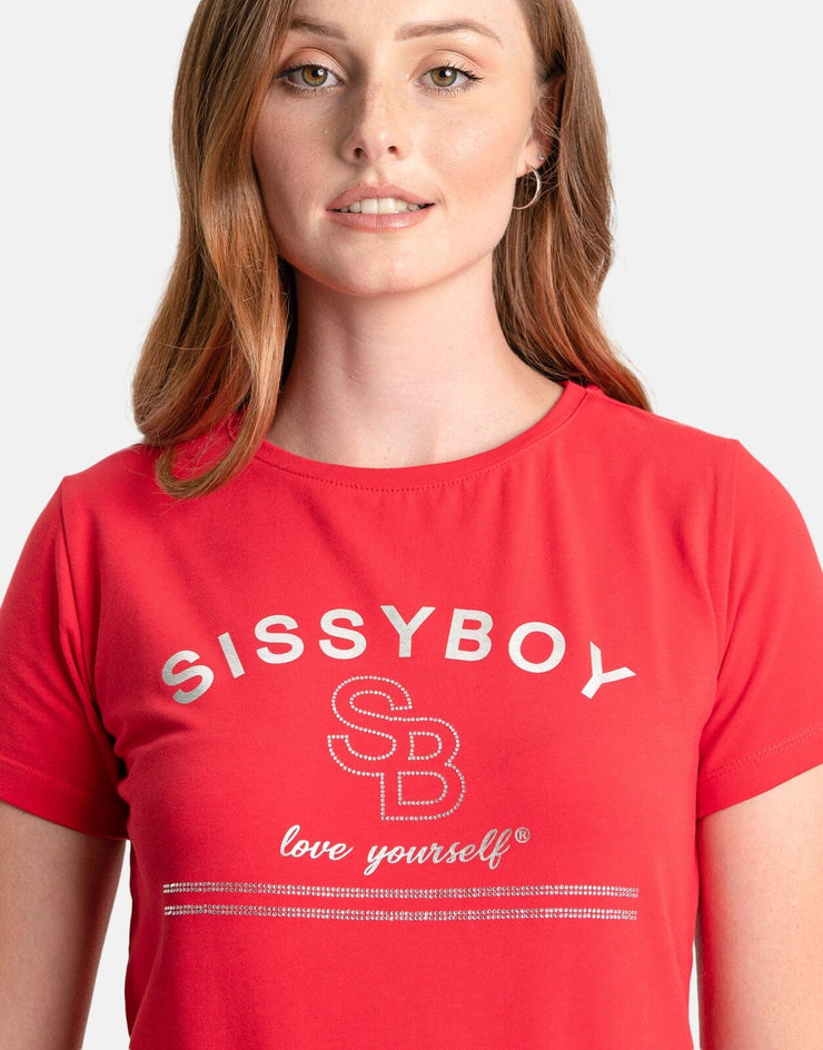 Sissy Boy Regular Fit Red T-Shirt