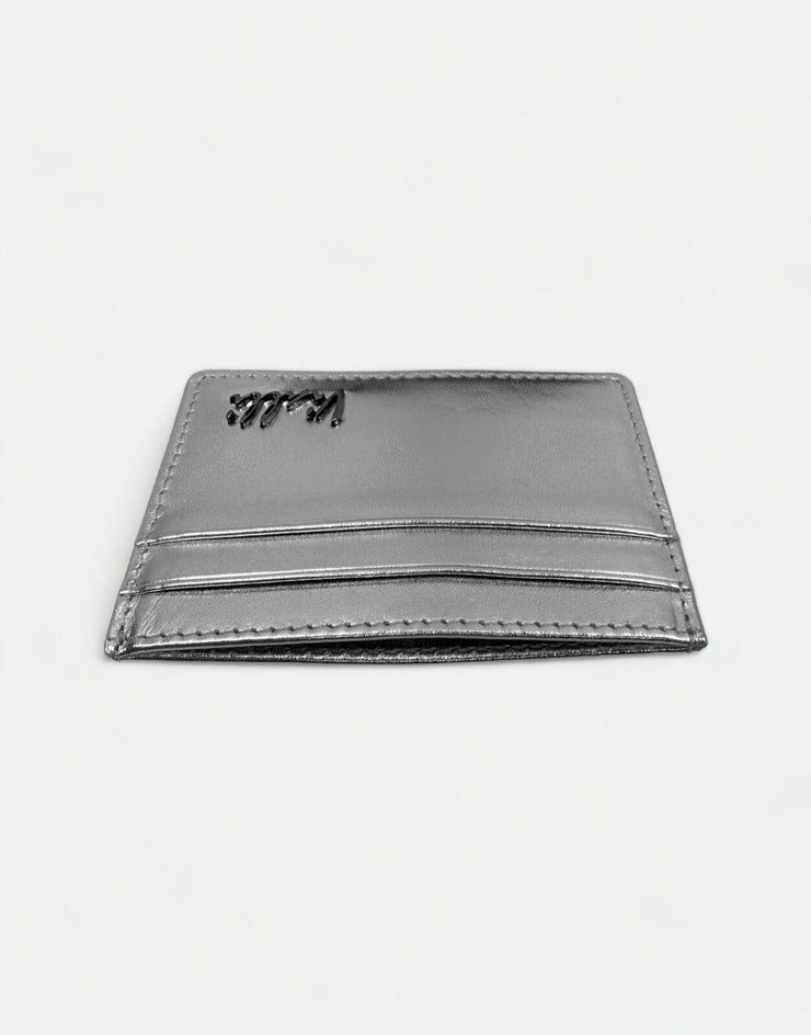 Vialli Patern Silver Card Holder