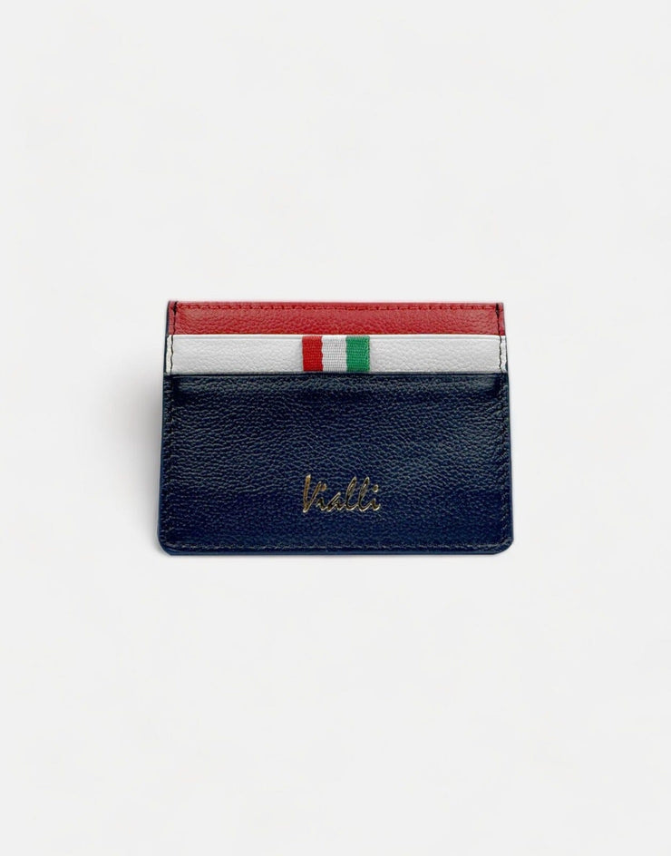 Vialli Navy/White/Red Card Holder