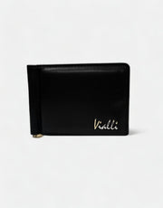 Vialli Black Money Clip Wallet