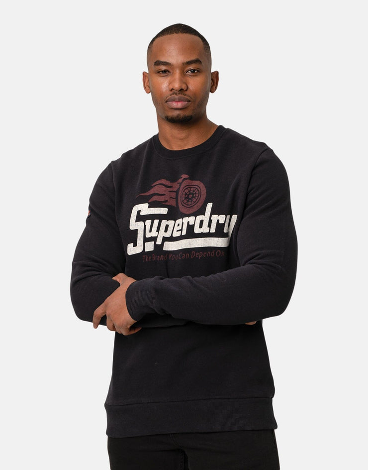 Superdry Vintage Industrial 98T Navy Sweatshirt