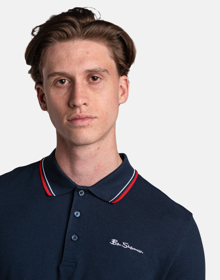 Ben Sherman Romford Navy Polo Shirt