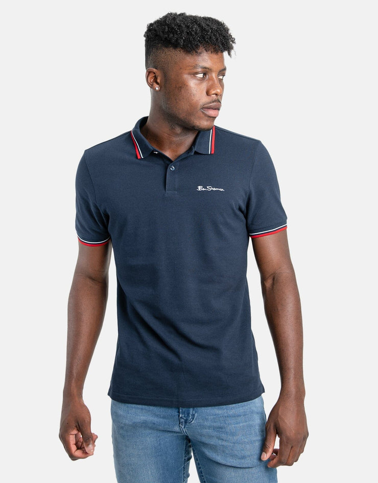 Ben Sherman Romford Blue Polo Shirt