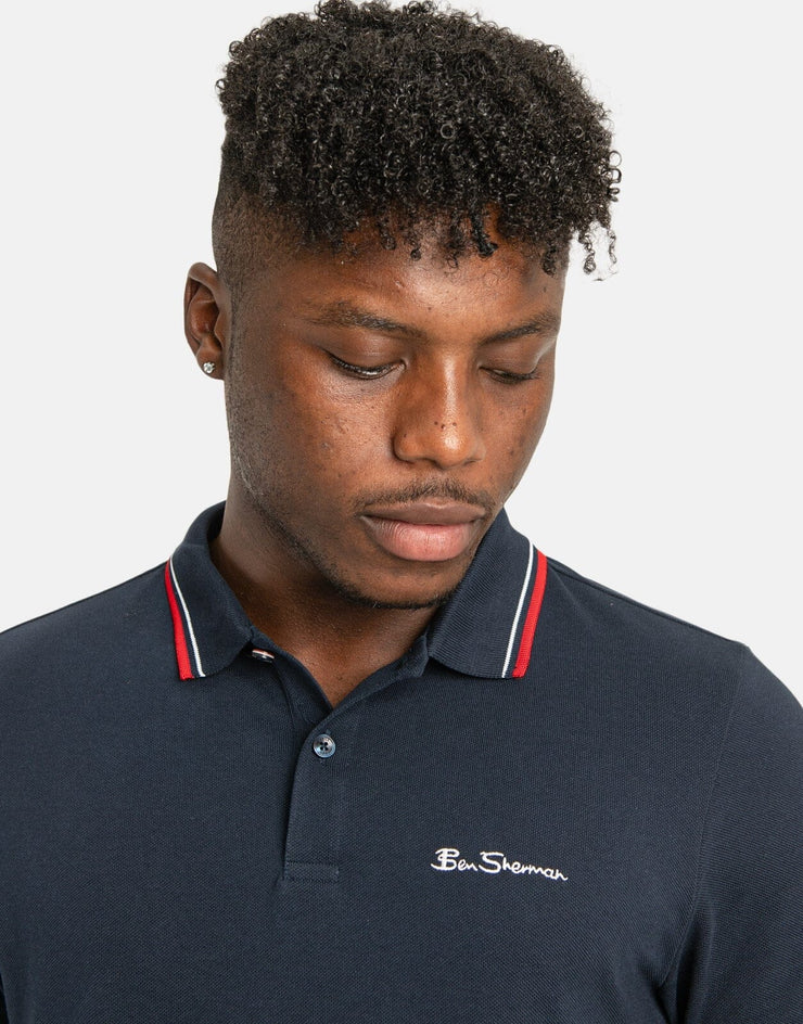 Ben Sherman Romford Blue Polo Shirt