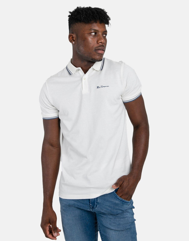 Ben Sherman Romford White Polo Shirt