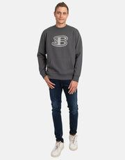 Ben Sherman B Kangaroo Sweatshirt - Charcoal