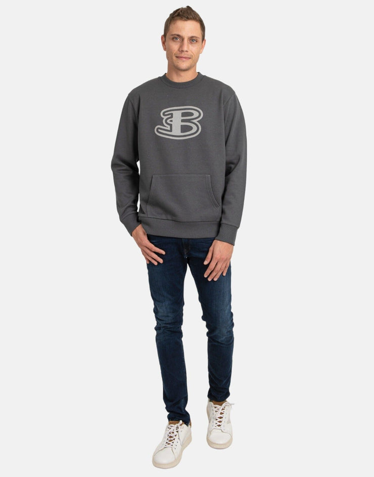 Ben Sherman B Kangaroo Sweatshirt - Charcoal