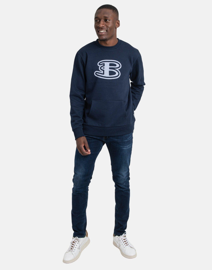 Ben Sherman B Kangaroo Sweatshirt - Navy