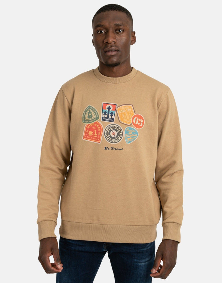 Ben Sherman Outdoor Badges Sweatshirt