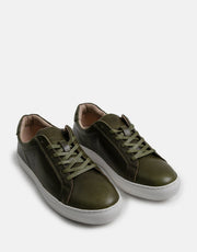 Polo Classic Leather Olive Sneakers