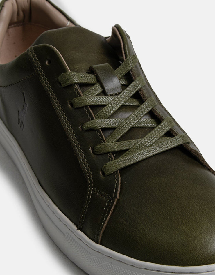 Polo Classic Leather Olive Sneakers