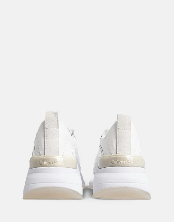 Calvin Klein Leather Wedge Trainers Sneakers