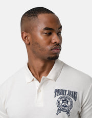 Tommy Hilfiger Jeans Rlxd Varsity White Polo