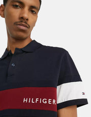 Tommy Hilfiger Regular Fit Colorblock Flag Polo Shirt