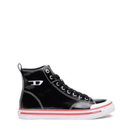 DIESEL HIGH-TOP SNEAKERS IN VINYL