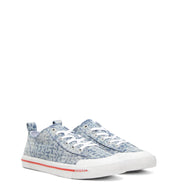 DIESEL SNEAKERS IN MONOGRAM DENIM