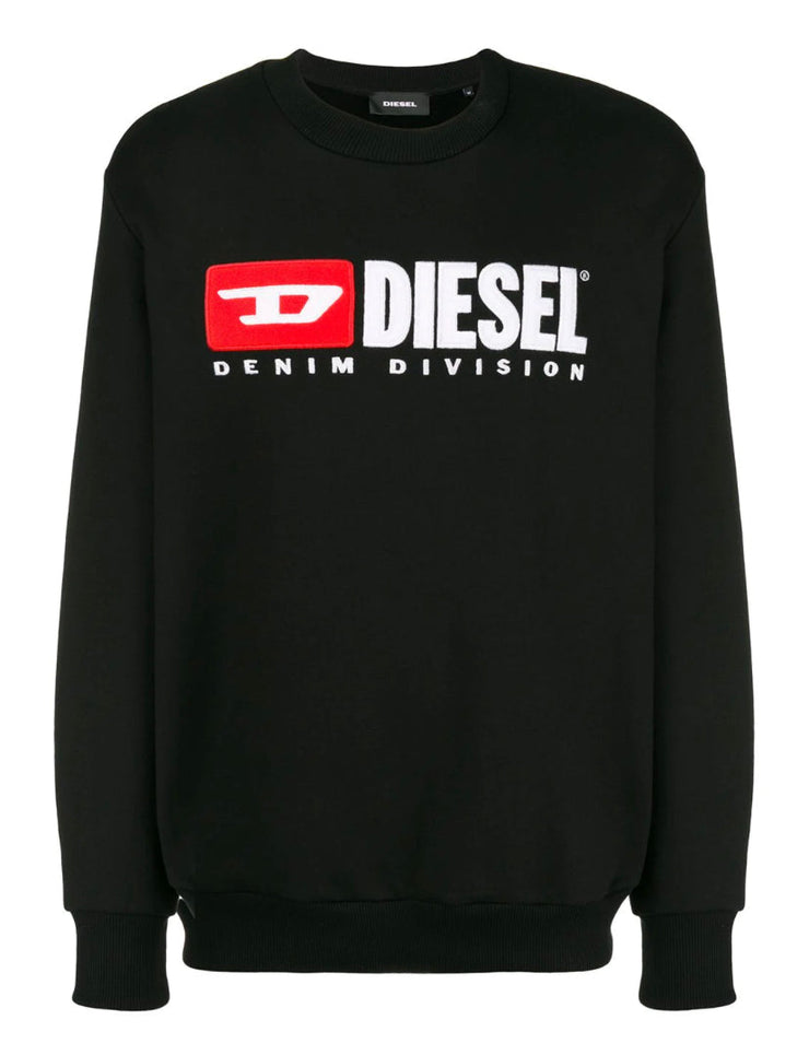 Diesel Black S-Crew-Division sweatshirt