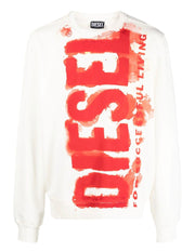 Diesel S-Ginn-E5 logo-print sweatshirt