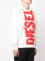 Diesel S-Ginn-E5 logo-print sweatshirt