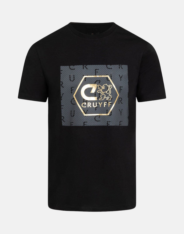 Cruyff Explore T-Shirt Black/Gold