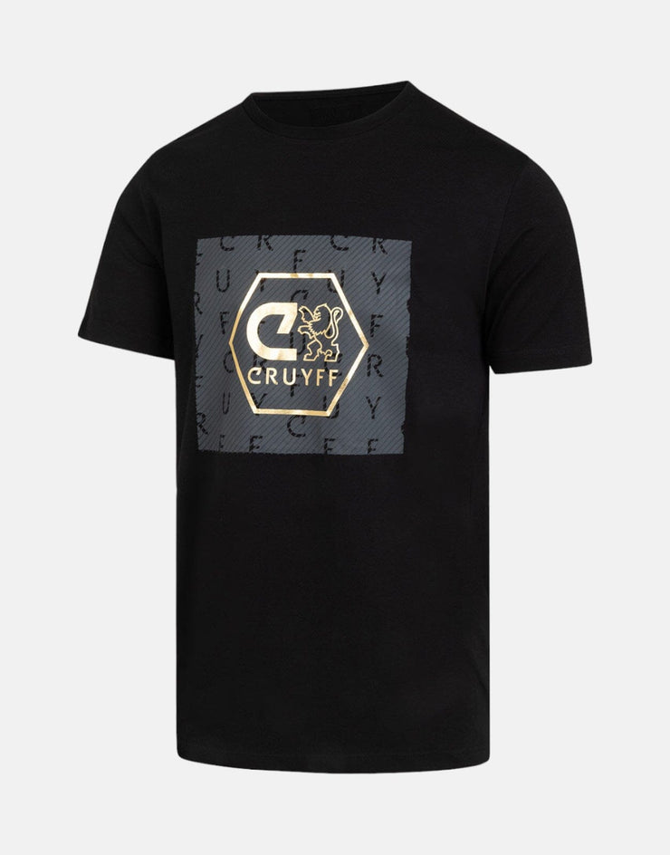 Cruyff Explore T-Shirt Black/Gold