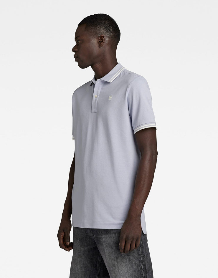 G-Star RAW Dunda Slim Stripe Polo Icelandic