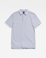 G-Star RAW Dunda Slim Stripe Polo Icelandic