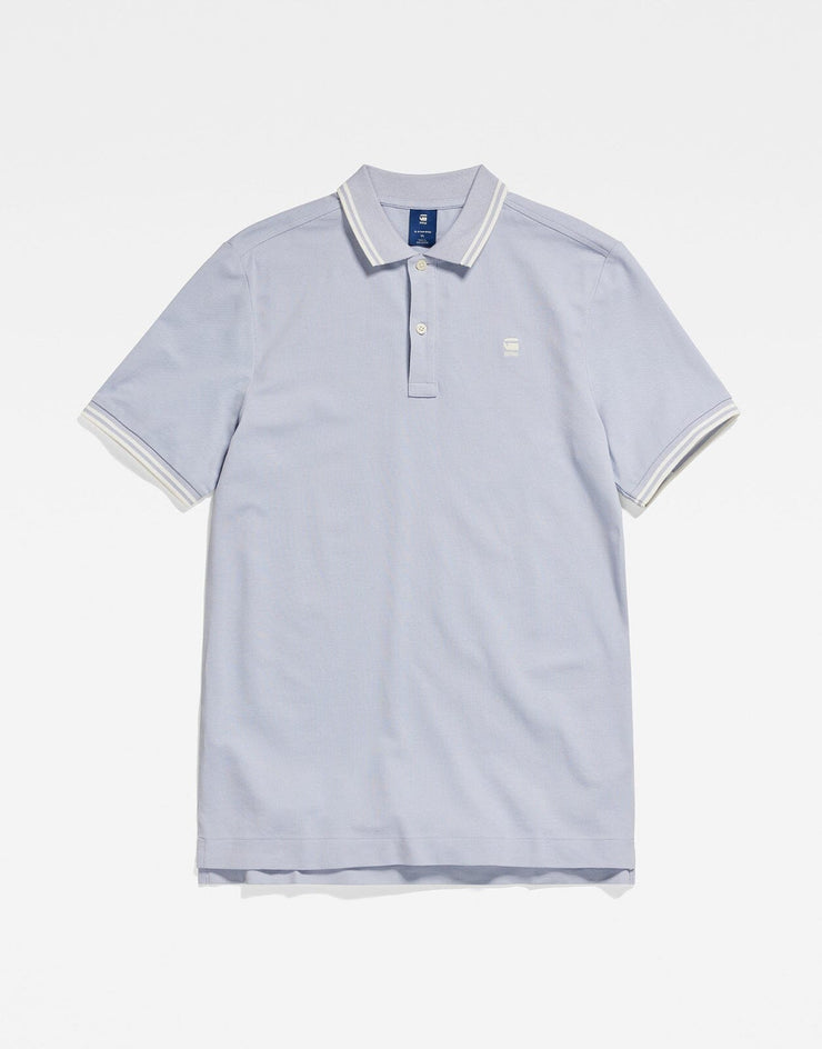 G-Star RAW Dunda Slim Stripe Polo Icelandic