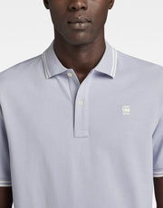 G-Star RAW Dunda Slim Stripe Polo Icelandic