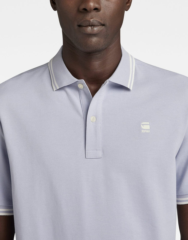 G-Star RAW Dunda Slim Stripe Polo Icelandic