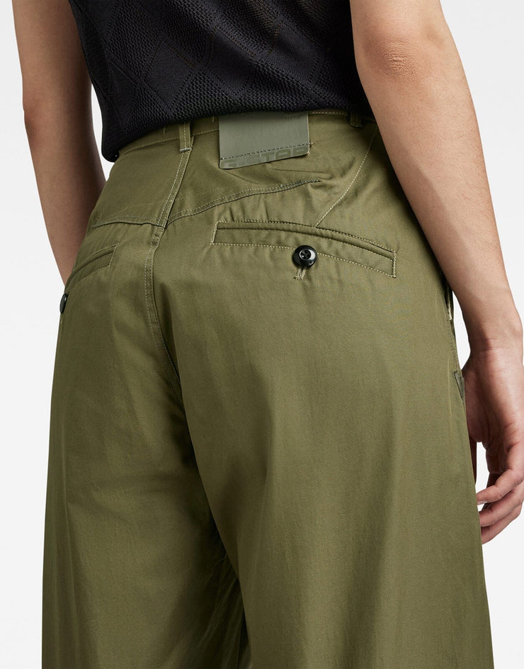 G-Star RAW Pleated High Waist Chinos