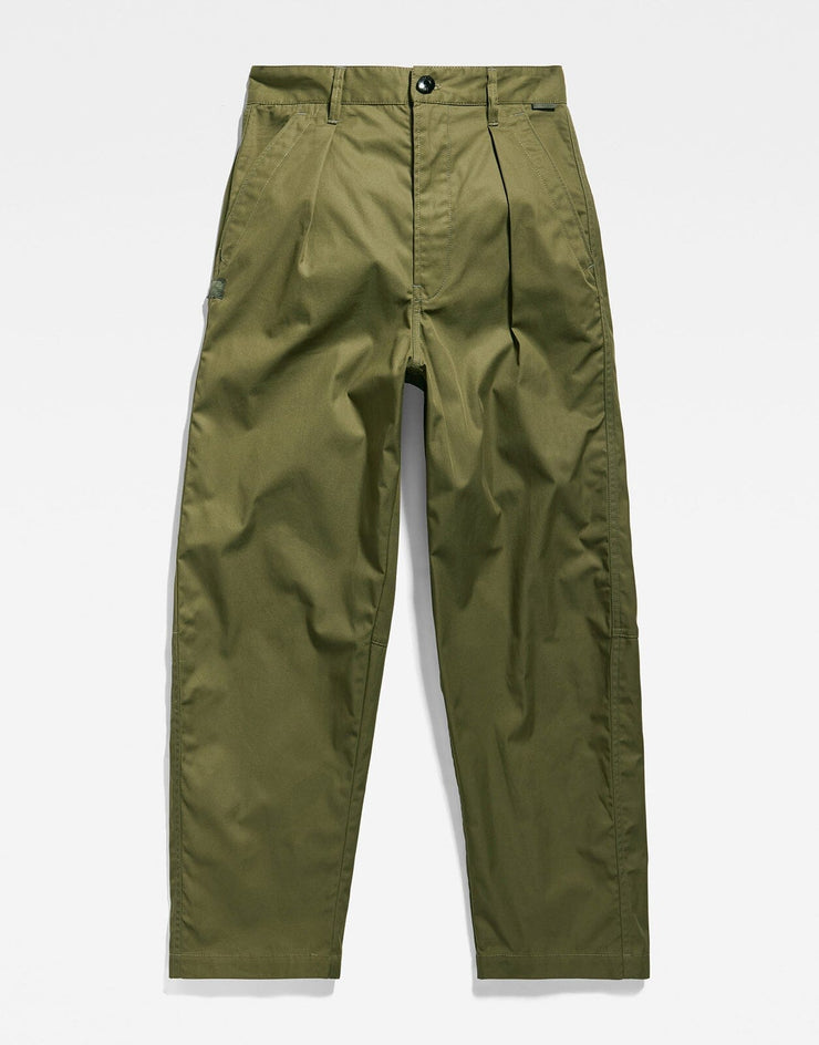 G-Star RAW Pleated High Waist Chinos