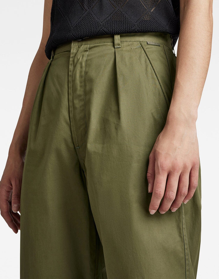 G-Star RAW Pleated High Waist Chinos