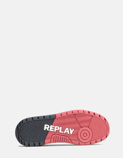 Replay Gemini Perforated Blk/OffWht/Red