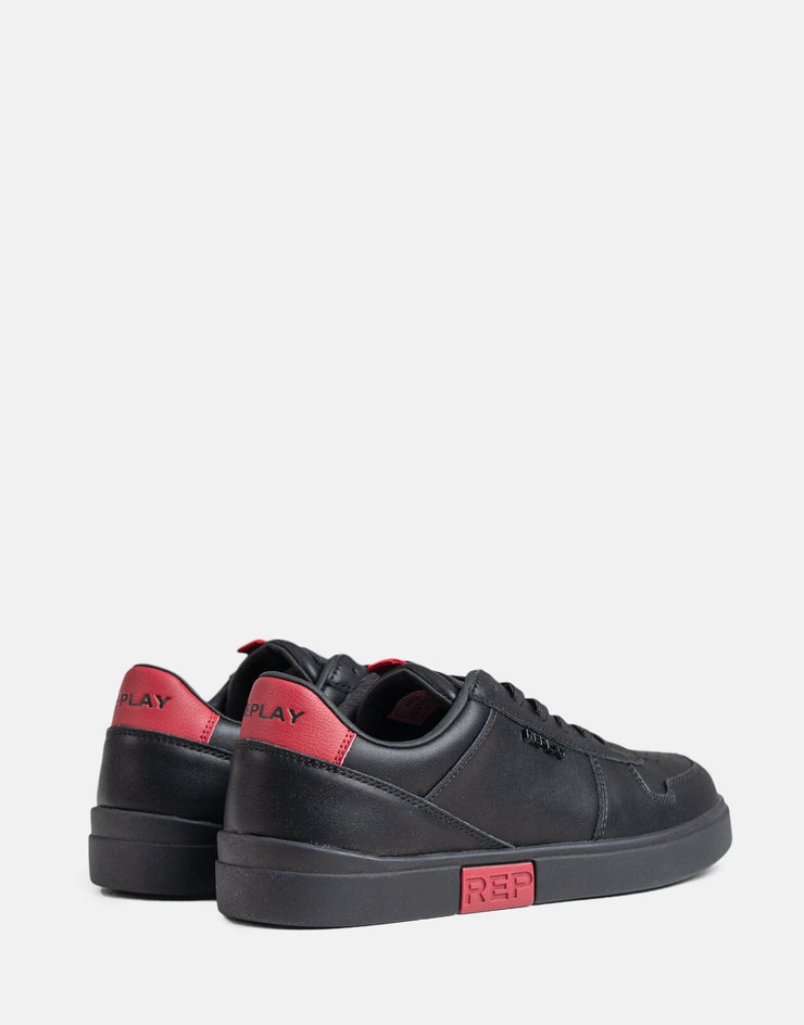 Replay Polaris Court Black Sneakers