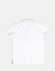 Guess Kids Core Polo Shirt White