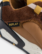 Replay Sherpa Suede Cuoio Sneaker