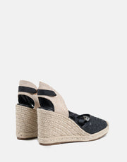 Sissy Boy Mesh Espadrille Wedge