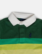 Polo Warren Striped Green Golfer