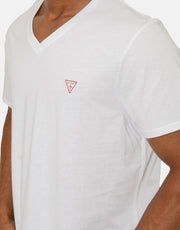 Guess V-Neck Core T-Shirt White