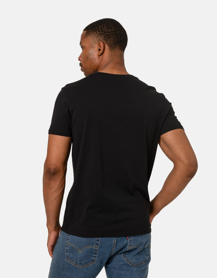 Guess V-Neck Core T-Shirt Black